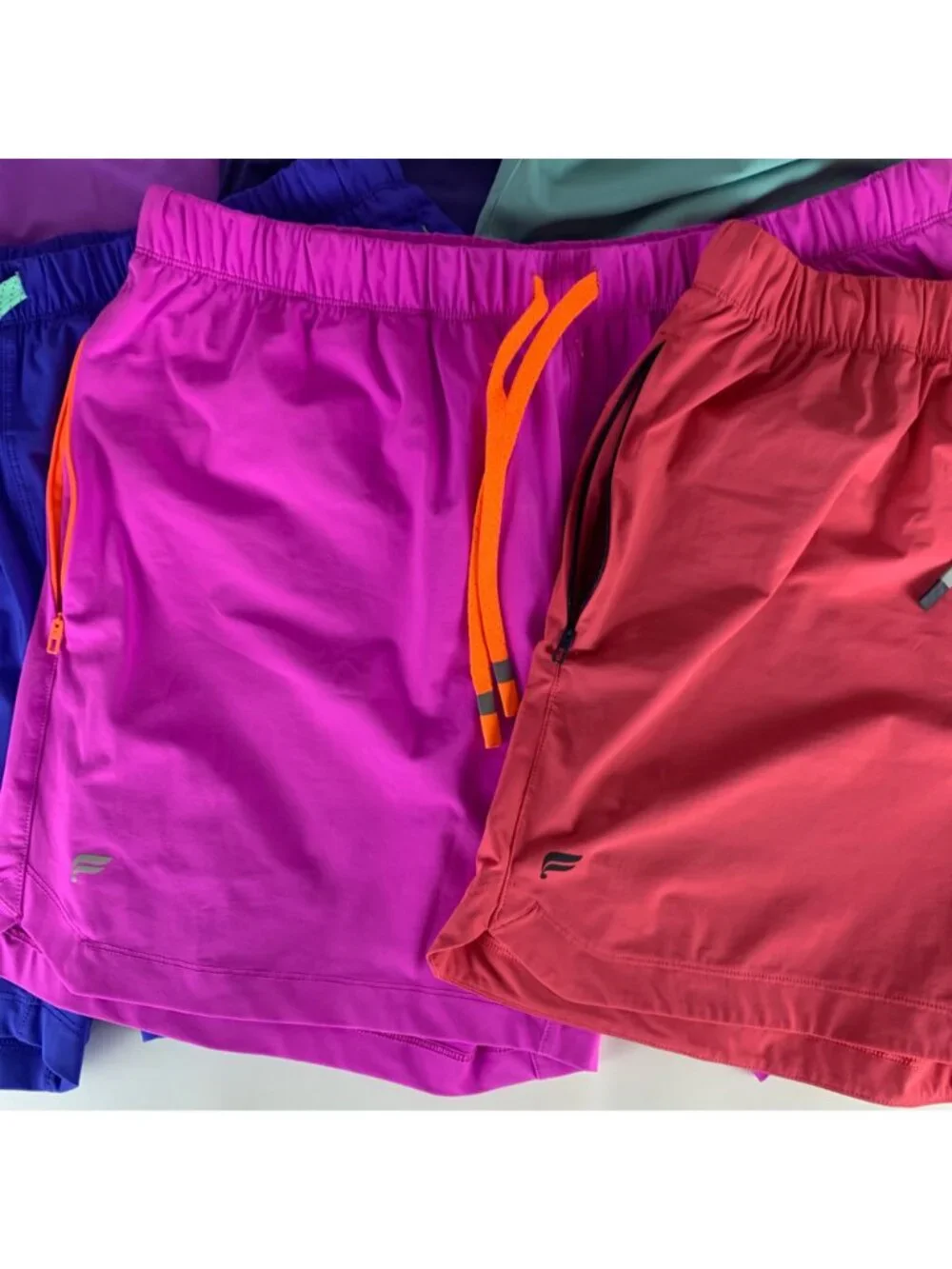 Lot of 7 Fabletics Multicolor Athletic Shorts Mens XL